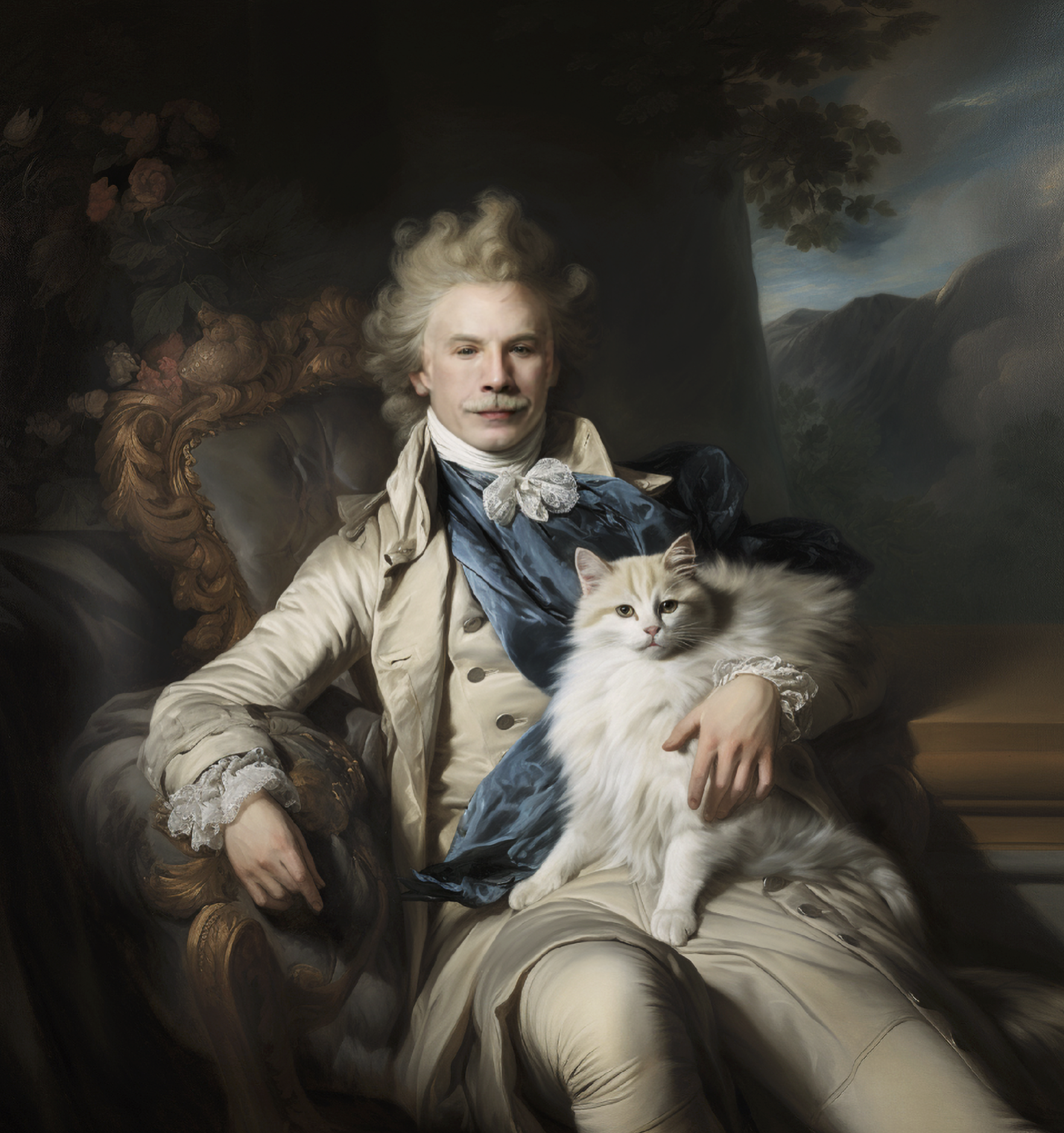 Self-Portrait with Dirty Prince Amberson